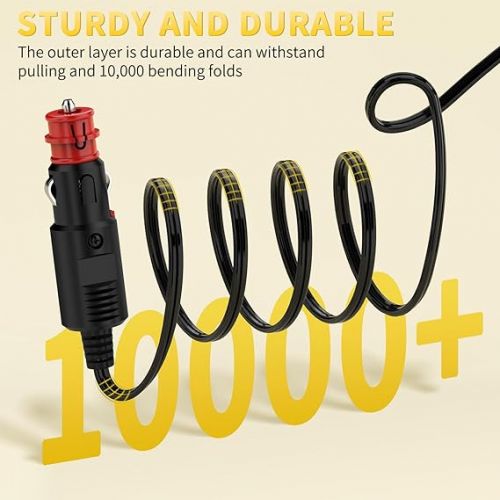  NENASEW 12 V Car Cool Box Cable Extension Cable for Car Fridge Cool Box Compressor Alpicool, Dometic, Waeco CF CDF, ARB, ICECO, Setpower, 3.5 m 12 V Plug Car Fridge Cable