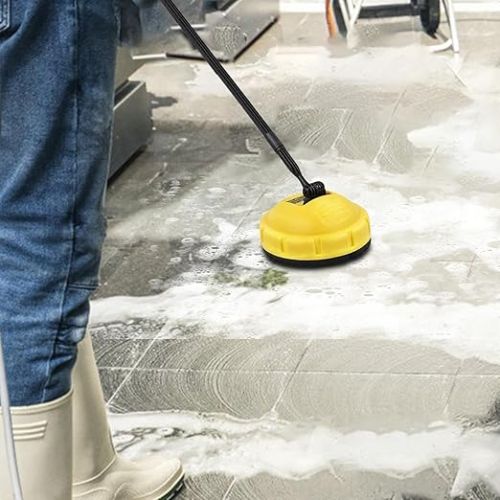  Surface cleaner for Karcher K series K2 K3 K4 K5 K6 K7, surface cleaner for pressure washers, paving stones attachment for Karcher, flexible rotation brush for styling, wall cleaner car accessories