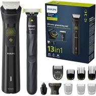 Philips Multigroom Series 9000, 13-in-One-Barttrimmer und Haarschneider inkl. OneBlade, fur Gesicht, Kopf und Korper, 27 Langeneinstellungen (0.2-20 mm) (Modell MG9530/15)