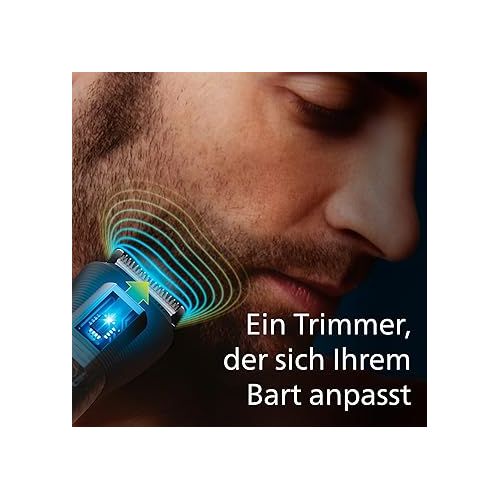  Philips Multigroom Series 9000, 13-in-One-Barttrimmer und Haarschneider inkl. OneBlade, fur Gesicht, Kopf und Korper, 27 Langeneinstellungen (0.2-20 mm) (Modell MG9530/15)