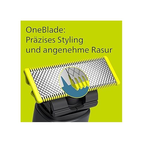  Philips Multigroom Series 9000, 13-in-One-Barttrimmer und Haarschneider inkl. OneBlade, fur Gesicht, Kopf und Korper, 27 Langeneinstellungen (0.2-20 mm) (Modell MG9530/15)