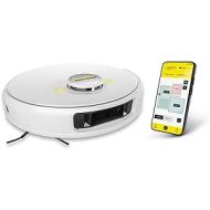 Karcher RCV 5 Robot Vacuum Cleaner with Wiping Function, App Control, LiDAR Laser Navigation, Dual Laser and AI, Mapping, Room and Obstacle Detection, 5000 Pa, 120 min Running Time, for Hard Floors