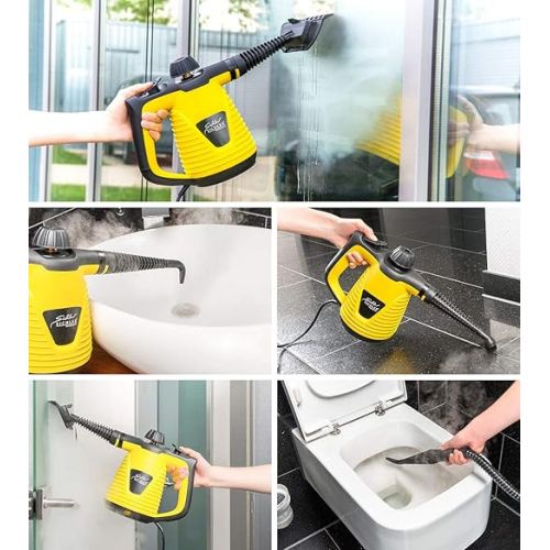  Sichler Haushaltsgerate Steam Steams: Portable Steam Cleaner with Large Accessory Pack 1000W Steam Jet Safer Handheld Steam Cleaner