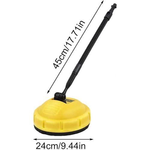  Pressure Washer Accessories, Patio Cleaner Attachment for Kar-Cher K1 -K7, High Pressure Surface Cleaner, Rotating Flat Surface Cleaner, Wall Cleaner, Patio Cleaner for Paving, Yards