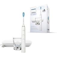 Philips Sonicare DiamondClean 9000 HX9911/27, Sonic Toothbrush with 4 Cleaning Programmes, Timer, USB Travel Charging Case and Charging Glass, White