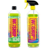 WOSHUP! Caravan / Motorhome Cleaner with Xtra Skin Effect - 1000ml - Exterior Cleaner - Concentrate for Camping, Caravan, Awning, Awning, GRP and Aluminium (1 Litre + Mixing Bottle)