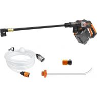 WORX WG633E.9 Hydroshot Cordless Pressure Washer 20 V - 56 Bar Max. Pressure - for Cleaning & Irrigation - Powerful Brushless Motor - 5-in-1 Pressure Nozzle - Without Battery & Charger, Black