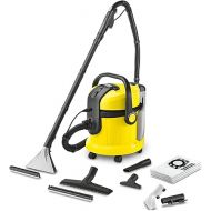 Karcher SE 4001 Plus Vacuum Cleaner for Cleaning Hard Surfaces, Textile Surfaces and Upholstery, with Carpet Washing Nozzle, Upholstery Washing Nozzle, Wet Dry and Dry Nozzle, Crevice Nozzle