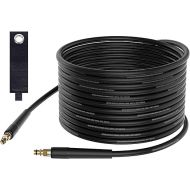 15 m High Pressure Hose Compatible with Karcher K Series K2/K3/K4/K5/K6/K7, 180 Bar Extension Hose with Quick Connect Connections, Pressure Washer Replacement Hose