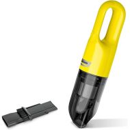 Karcher Cordless handheld vacuum cleaner CVH 2, compact and lightweight crumb vacuum cleaner for quick use, dust container: 0.15 L. Weight: 0.65 kg, incl. 7.2 V battery, USB charger, 2-in-1 crevice nozzle.