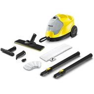 Karcher SC 4 EasyFix Steam Cleaner, Steam Pressure: 3.5 bar, Heating Time: 4 minutes. Power: 2,000 W. Surface performance: 100 m², 2-tank system: 0.5 L + 0.8 L with floor cleaning kit, nozzles and