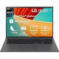 2023 LG gram 17 Inch Ultralight Notebook - 1.350 g Intel Core i7 Laptop (32GB RAM, 2TB SSD, 20h Battery Life, 16:10 Anti-Reflective IPS Display, Thunderbolt 4, Win 11 Home, Mirametrix) - Grey