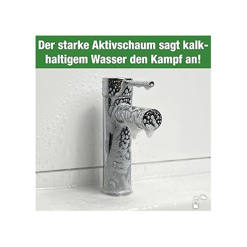  bio-chem Bad- und Sanitarreiniger - 2x 1000 ml Nachfullflasche - Badreiniger Spray, WC-Reiniger, Kalkentferner mit Lotuseffekt, Kalkreiniger fur Bad, Dusche, WC, Spulbecken u.v.m.