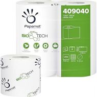 BIO TECH Toilet Paper, 2-Ply, 250 Sheets per Roll, Suitable for Camping & Boats, Pack of 24 Rolls