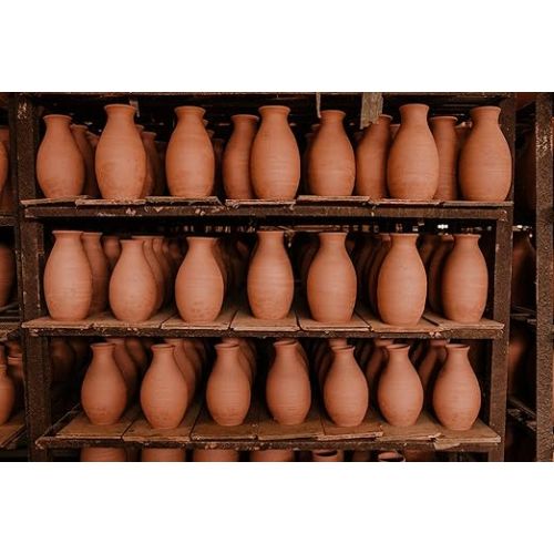  OLLAS LUTTON Garden for Burying | Clay Irrigation System / Olla | Self-Regulating | Close to Root Watering, Terracotta Irrigation Balls 8 L