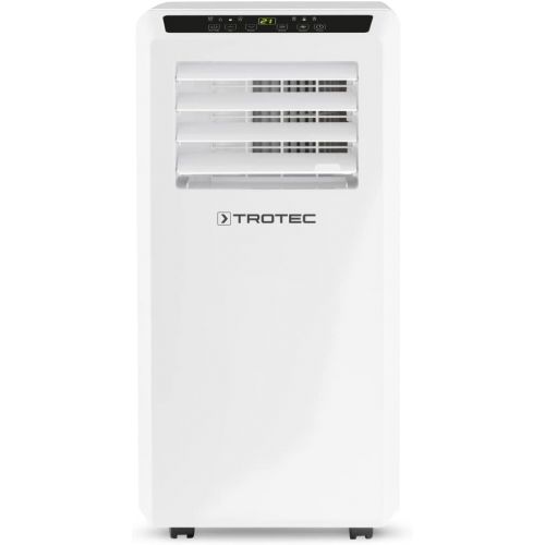  TROTEC Mobile Air Conditioner PAC 2610 S - 3-in-1 Cooling, Ventilation, Dehumidification - 2.6 kW, 9,000 BTU/h, 2 Ventilation Levels, Remote Control, Timer