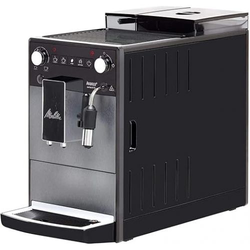  Melitta Avanza F270 - 100 coffee machine with integrated milk system (removable XL water tank and bean tank and whisper grinder, 20 cm wide) Mystic Titan