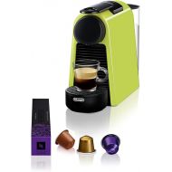 De'Longhi Nespresso Essenza Mini EN 85.L Coffee Capsule Machine, Welcome Set with Capsules in Different Flavours, 19 Bar Pump Pressure, Space-Saving, Lime
