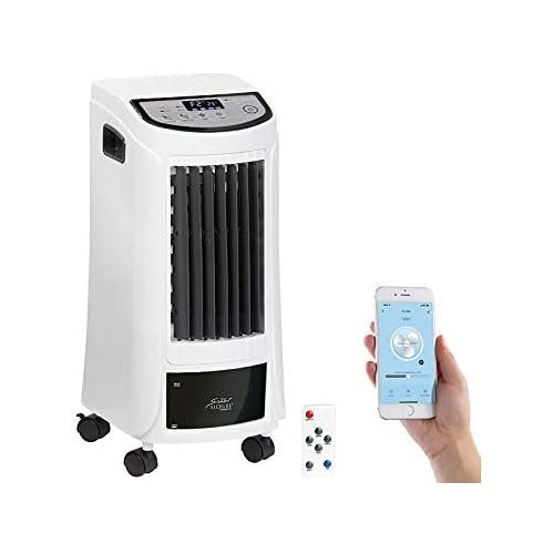  Sichler Haushaltsgerate Cooling Device: 3-in-1 WiFi Air Cooler, Humidifier and Ioniser, App, Remote Control (Air Conditioners without Exhaust Hose, Air Cooler Air Purifier, Mobile Air Conditioner)