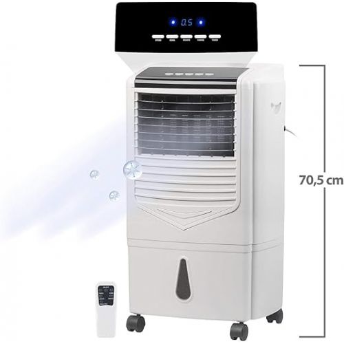  Sichler Haushaltsgerate Cooler: Evaporative Air Cooler with Oscillation and Timer, 15 Litres, 70 Watt (Air Conditioner without Exhaust Hose, Air Conditioner without Hose, Mobile Air Conditioning)