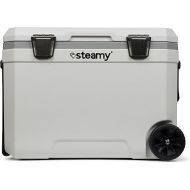 Steamy Marine 45 Cooler on Wheels White