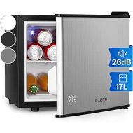 Klarstein Fridge, Mini Fridge for Drinks, Small Fridge Silent, Skincare Fridge, 3 Cooling Levels, Camping Fridge, Mini Fridge for Room, Office 0-15°C, 17 L