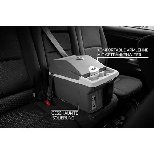  AEG Automotive Board-Bar BK 16 Thermoelectric cooler and warmer 16 litres, 12 volts for car and socket, can be strapped into the car.