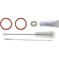 Care Set 200916 Compatible with DeLonghi ECAM ESAM ETAM Coffee Machines Dinamica, Eletta, PrimaDonna, Perfecta, Magnifica, Venezia | 6 Pieces (Seals, Brushes, Grease) with QR Code Instructions