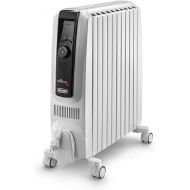 De'Longhi Dragon 4 Pro TRDX41025E Radiator, Classic Oil Radiator with 3 Power Levels, 24 Hour Timer, Frost Protection and Eco Function, Safety Thermostat, 2500 Watt, White