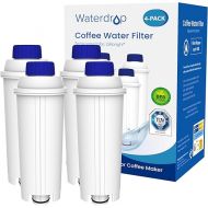 Waterdrop Water Filter, Replacement for DeLonghi Coffee Machine ECAM, Eletta, Dinamica, DLSC002, Magnifica, ETAM Autentica and Various Esam Models (4)