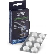 De'Longhi Cleaning Tabs Cleaning Tablets for La Specialista Series DLSC552 Portafilter Machines (Pack of 8) Removal of Coffee Oils and Residues, Corrosion Free Formula, Optimal Performance, White