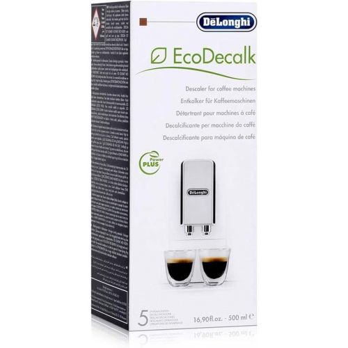  6er Pack DeLonghi Entkalker EcoDecalk fur Kaffevollautomaten DLSC500 / 8004399329492 - 500ml