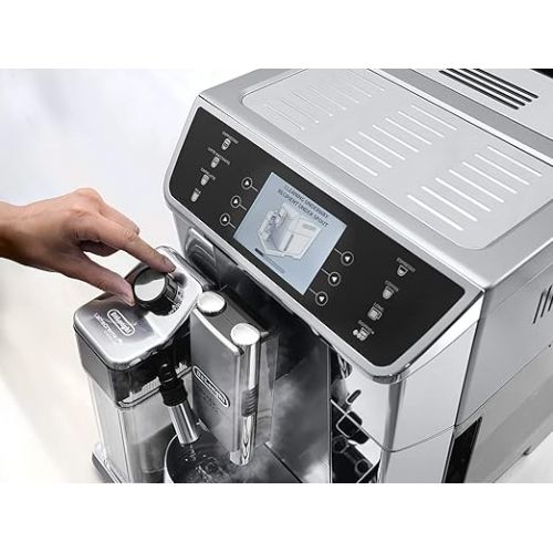  De'Longhi De'Longhi Delonghi ECAM650.55.MS Fully Automatic Coffee Machine with LatteCrema Milk System, Silver