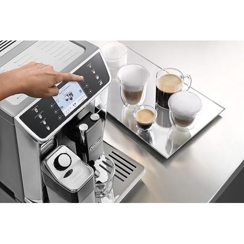  De'Longhi De'Longhi Delonghi ECAM650.55.MS Fully Automatic Coffee Machine with LatteCrema Milk System, Silver