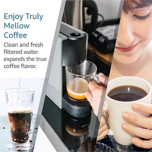  AQUA CREST Coffee Machine Water Filter Replacement for De'Longhi® DLSC002, SER3017 & 5513292811 - Includes Versions of the ECAM, ESAM, ETAM Series (12)