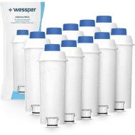 Wessper Coffee Machine Water Filter Replacement Compatible with DeLonghi DLSC002, SER3017 & 5513292811 - Including versions of the ECAM, ESAM, ETAM Series