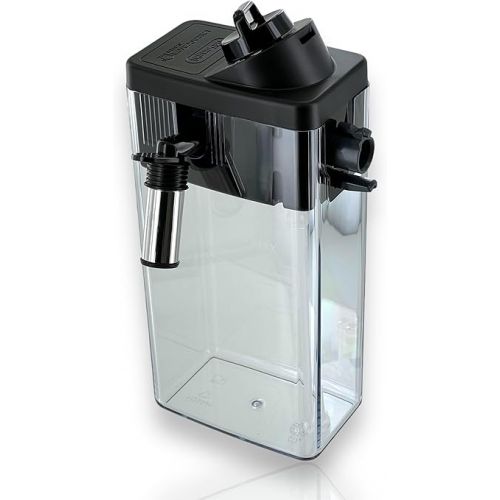  DL-pro Milk Container Milk Jug with Lid for Delonghi 5513296641 ECAM 23 24 25 350 Coffee Machine with Cleaning Brush