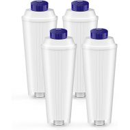 Pack of 4 Water Filters for Delonghi DLSC002 - isinlive Water Filter Cartridges TUV NSF Certified Coffee Filter Compatible with Delonghi Coffee Machines ECAM, ESAM, ETAM, EPAM, BCO, EC Series