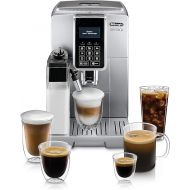 De'Longhi Dinamica ECAM 350.75.S Fully Automatic Coffee Machine with Milk System, Cappuccino and Espresso at the Touch of a Button, Digital Display with Clear Text, 2 Cup Function, Large 1.8 Litre Water Tank, Silver