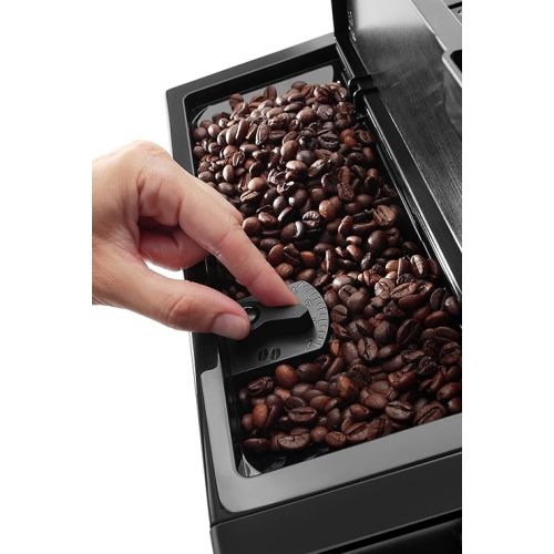  De'Longhi Perfecta Evo ESAM420.40.B Fully Automatic Coffee Machine with LatteCrema Milk System, Cappuccino & Espresso at the Touch of a Button, Large LCD Colour Display, Coffee Pot Function, 0.25 kg,