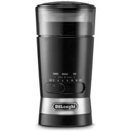 De'Longhi Coffee Grinder KG210 - Electric Mill for Whole Coffee Beans, Spices and Nuts, Stainless Steel Blades, 170 Watt, Plastic, Black, Talla Unica