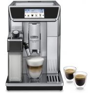 DeLonghi ECAM650.75MS Prima Donna Elite Automatic Coffee Machine, Stainless Steel, TFT Touch Screen Colour Display, 15 Bar Pump Pressure, 470 x 260 x 360 mm, Silver