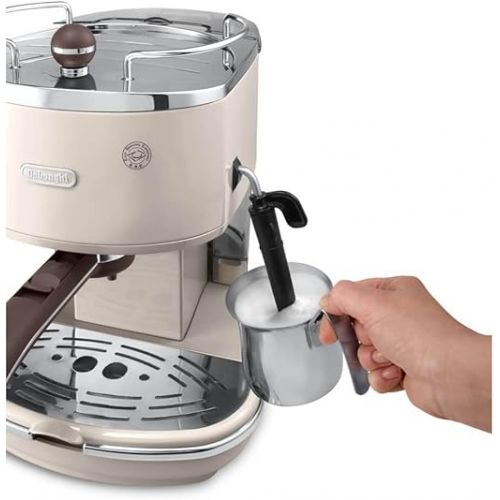  De'Longhi Icona Vintage ECOV 311.BG, manual espresso machine, 1100 W, plastic, beige