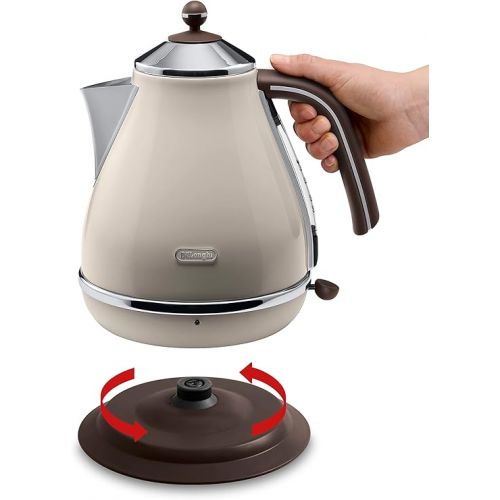  DeLonghi KBOV 2001 Electric Kettle 1.7 L Retro Look