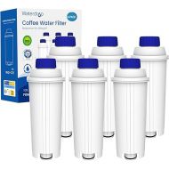 Waterdrop Water Filter, Replacement for DeLonghi Coffee Machine ECAM, Eletta, Dinamica, DLSC002, Magnifica, ETAM Autentica and Various Esam Models (6)