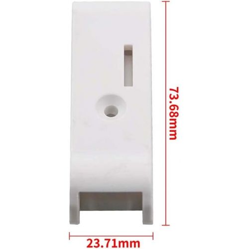  CANJPTON Hinge Right or Left Compatible with Dometic Fridge Freezer Caravan Motorhome Freezer Flap Absorber Fridge Flap Door Hinge 2412125110