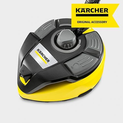  Karcher T-Racer T 7 Plus Surface Cleaner - Splash Protection, for Large Surfaces, Two Flat Jet Nozzles, Handle for Vertical Work, Power Nozzle, Rinse Nozzle