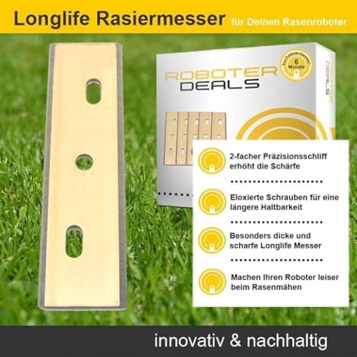  Roboter Deals - Razor blades, replacement blades (9 pieces) for Karcher RLM4 robotic lawnmowers