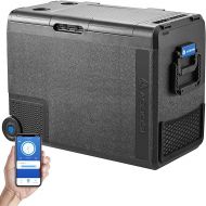 AAOBOSI Kompressor Kuhlbox 58L, Kuhlbox Auto Mit WiFi-APP-Steuerung USB-Anschluss, 12/24V und 100-240V Kuhlbox Elektrisch, bis -20 °C fur Auto, LKW, Boot, Reisemobil, Camping