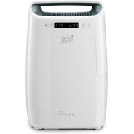 De'Longhi AriaDry DEXD216RF Multi-Purpose Dehumidifier, Removes Moisture at Home with 3 Action Filtration, Drying Function, Humidification 16L/Day, R290, Removable Water Tank, Black